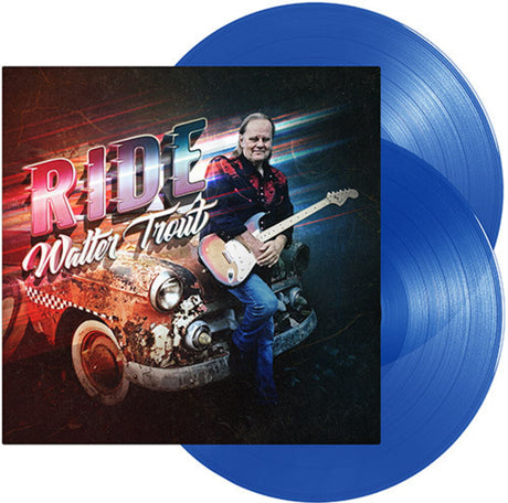 the album cover for Walter Trout - Ride (Blue) [Colored Vinyl] (Ofgv)