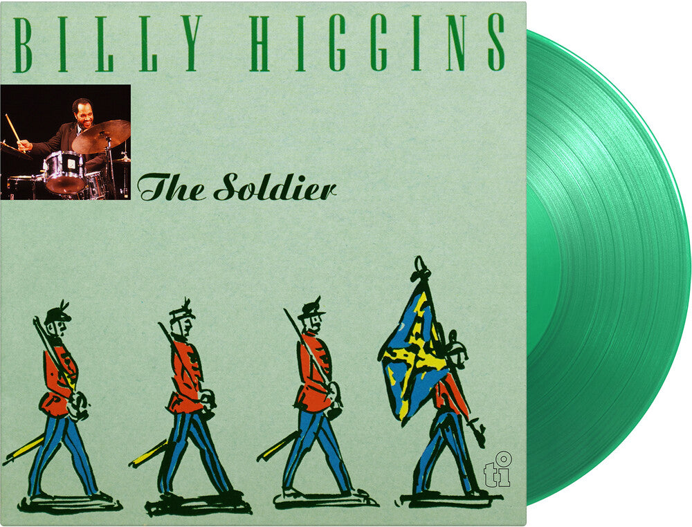 the album cover for Billy Higgins - The Soldier [Colored Vinyl] (Grn) [Limited Edition] [180 Gram]