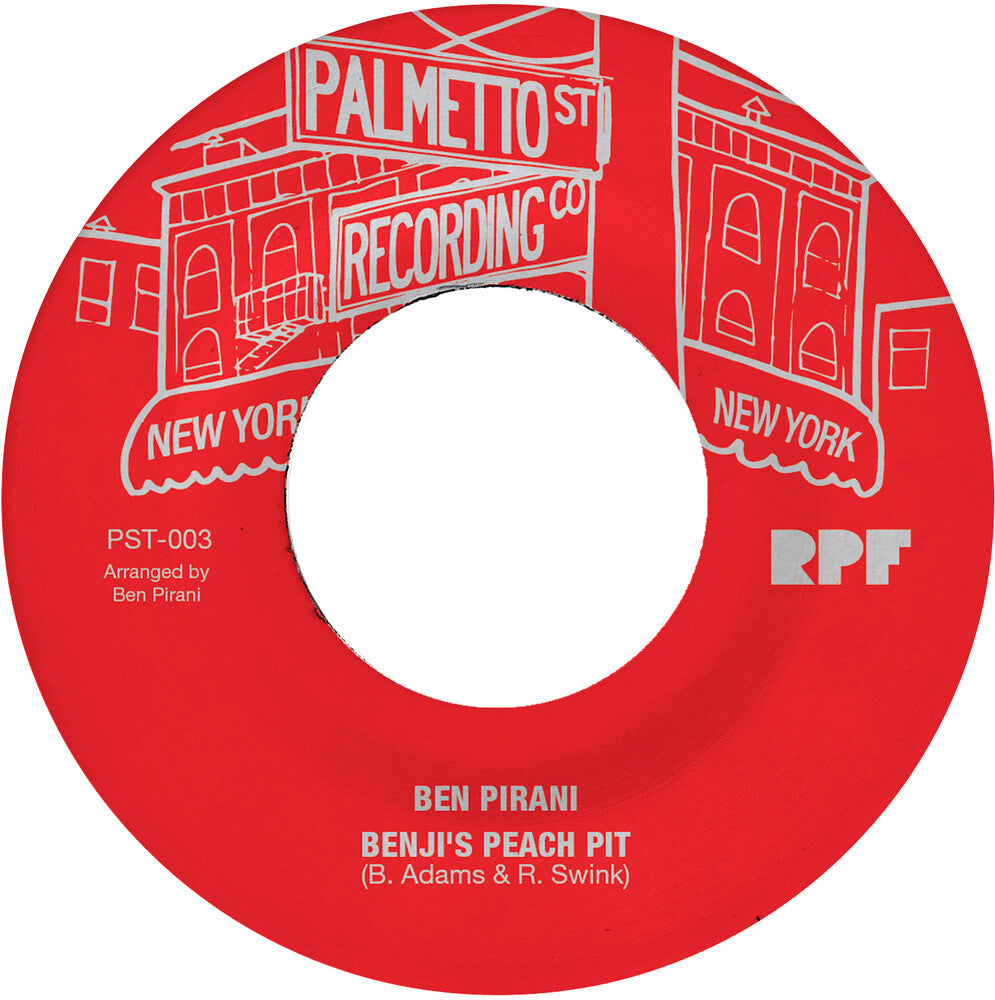 the album cover for Ben Parani  / Evolfo - Benji's Peach Pit