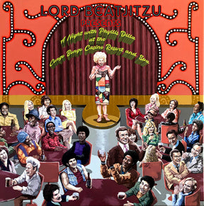 the album cover for Lord Beatjitzu - Night With Phyllis Dilla At The Congo Bongo