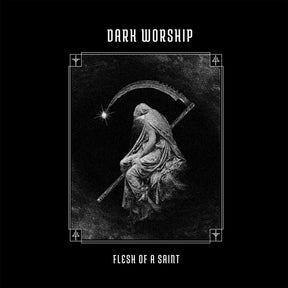 the album cover for Dark Worship - Flesh Of A Saint (10in)