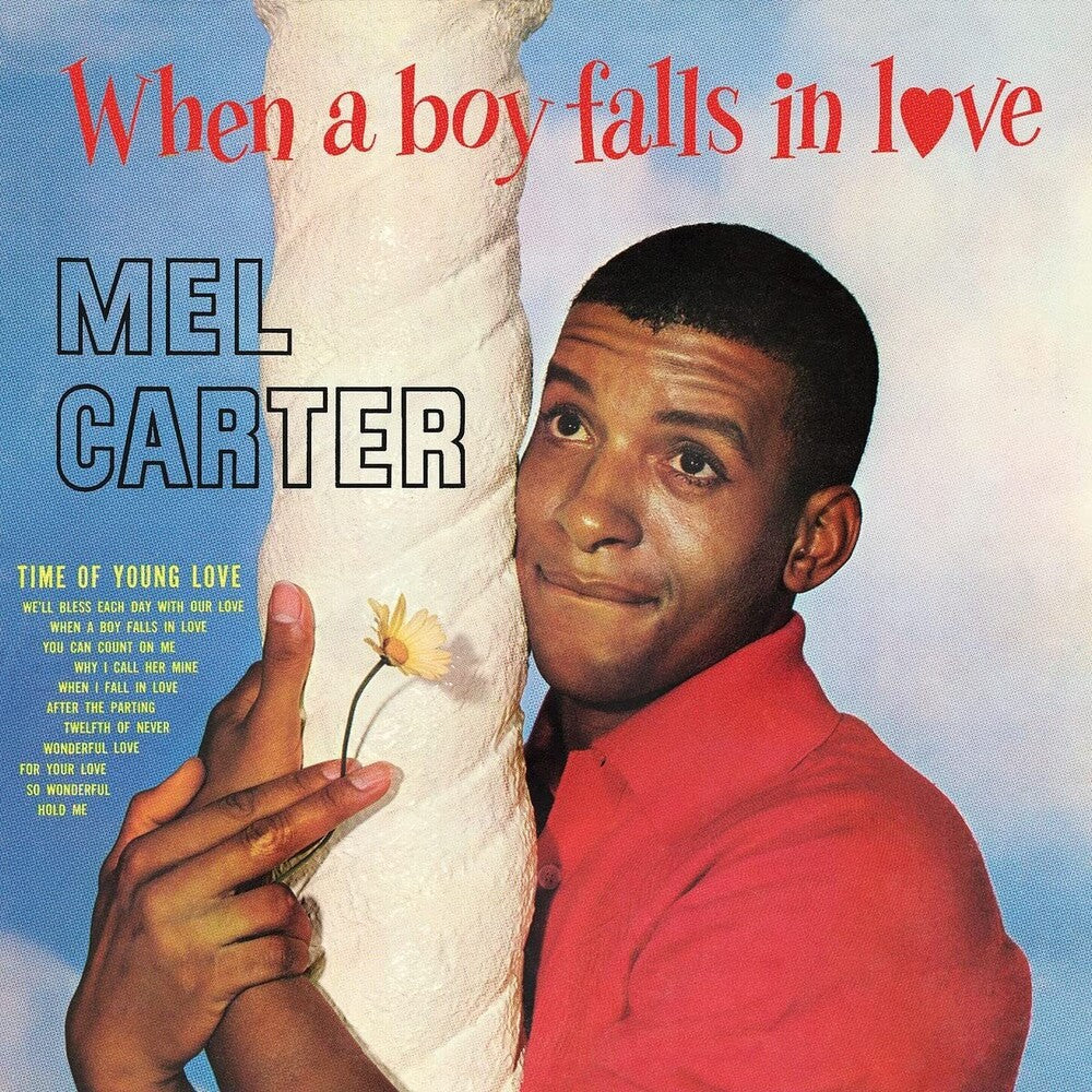 the album cover for Mel Carter - When A Boy Falls In Love [LP]