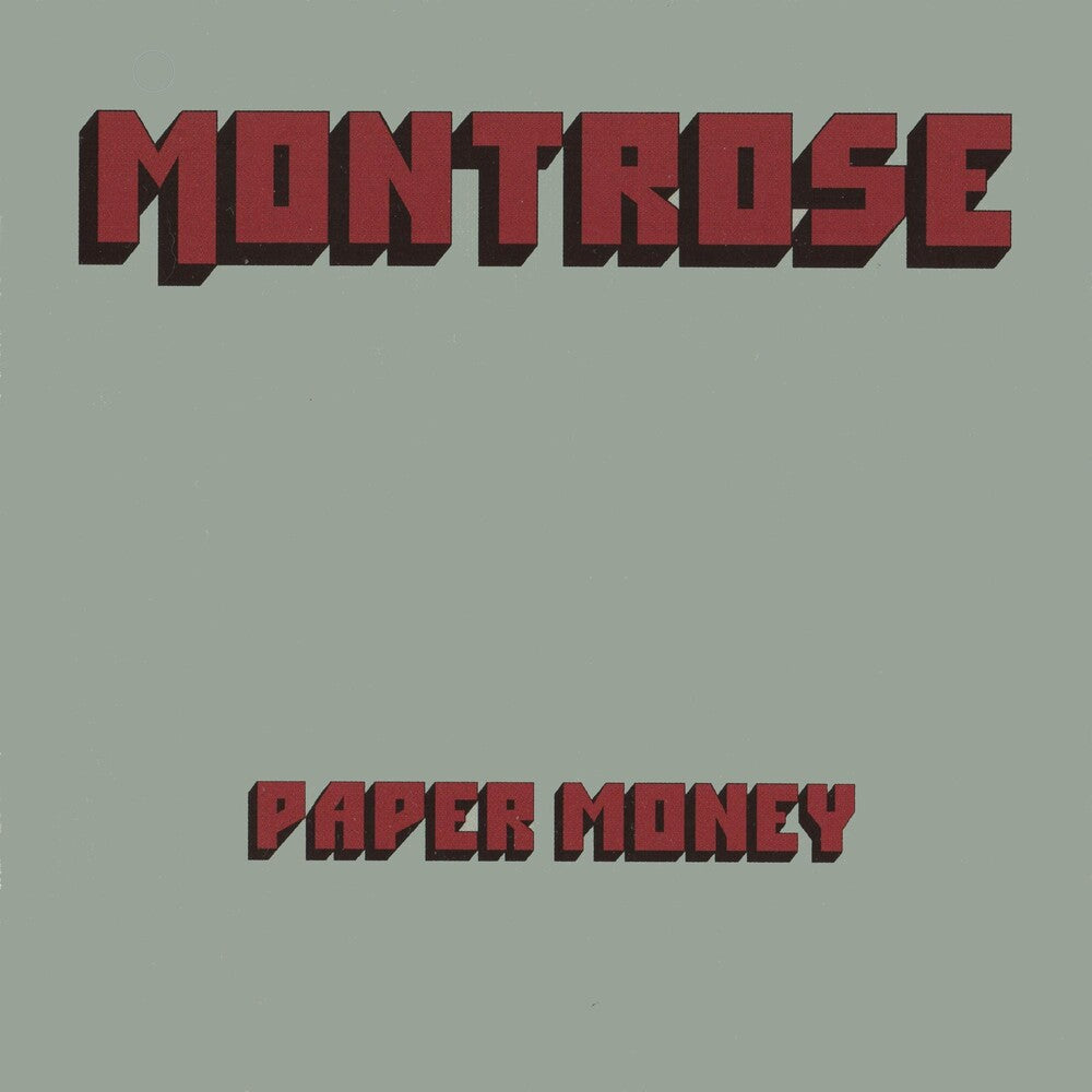 the album cover for Montrose - Paper Money [Clear Vinyl] [Limited Edition] (Red)