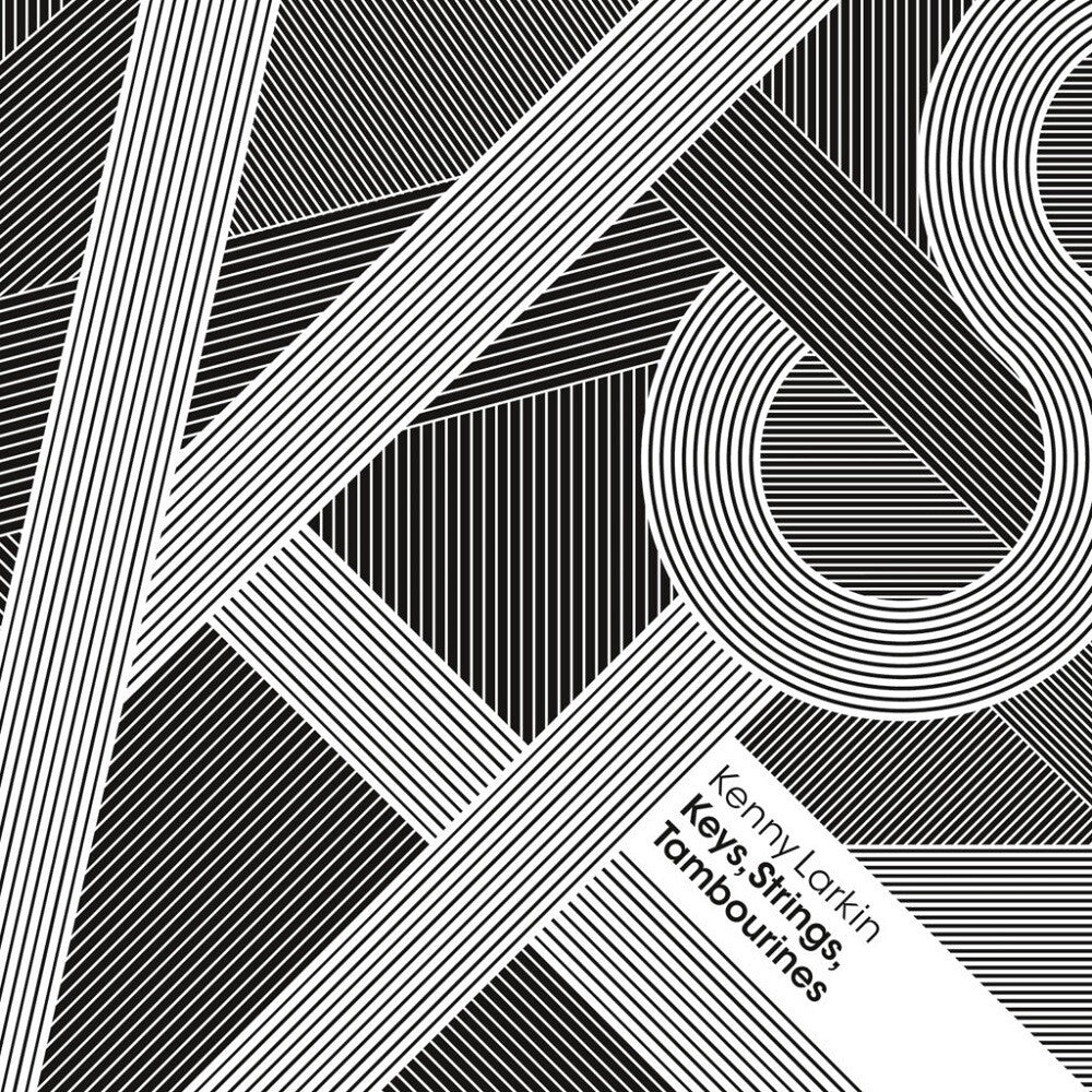 the album cover for Kenny Larkin - Keys Strings Tambourines