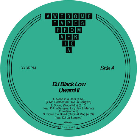 the album cover for DJ Black Low - Uwami Ii