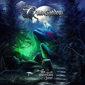 the album cover for Graveshadow - The Uncertain Hour