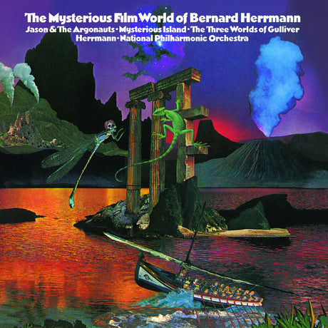 the album cover for Bernard Herrmann - Mysterious Film World Of Bernard Herrmann - O.S.T.