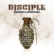 the album cover for Disicple - Horseshoes & Handgranades - Shrapnel Brown (Brwn)