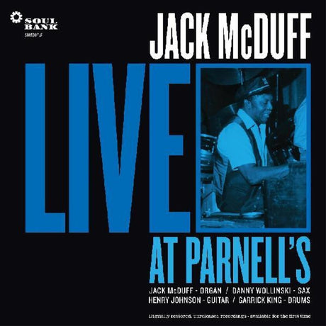 the album cover for Jack Mcduff - Live at Parnell's