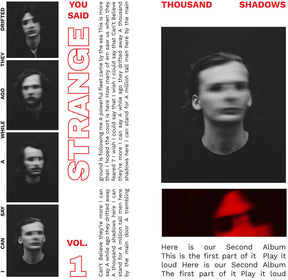 the album cover for You Said Strange - Thousand Shadows Vol. 1 - Red [Colored Vinyl] (Gate) (Red)