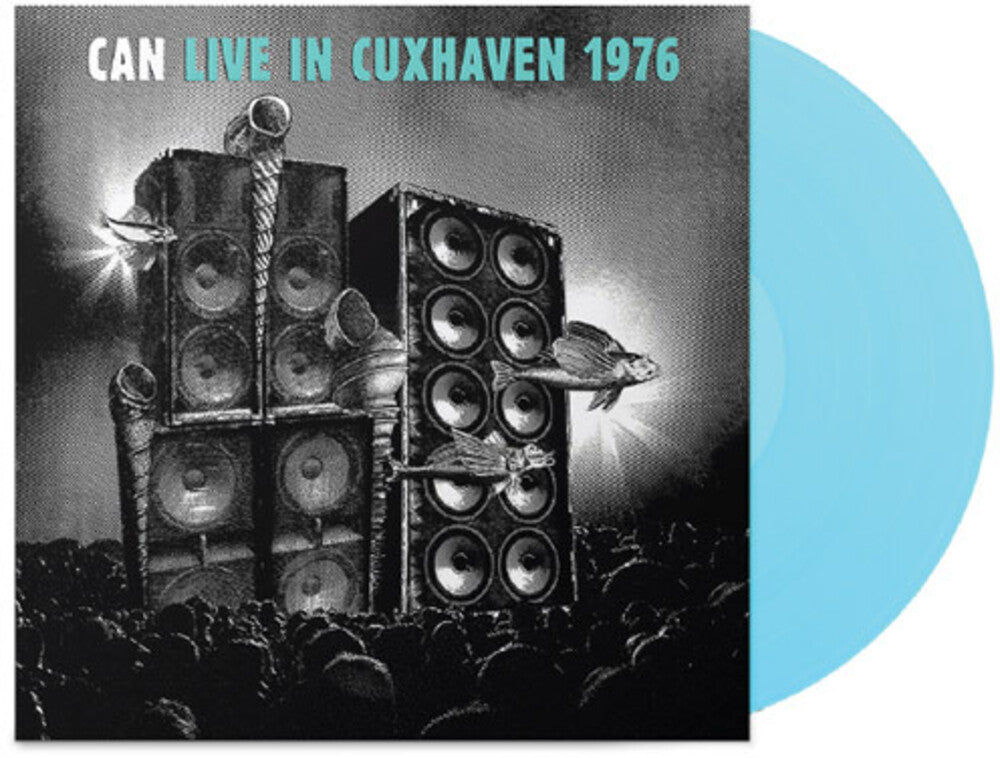 the album cover for Can - LIVE IN CUXHAVEN 1976 [Limited Edition Curacao Blue LP]