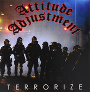 the album cover for Attitude Adjustment - Terrorize