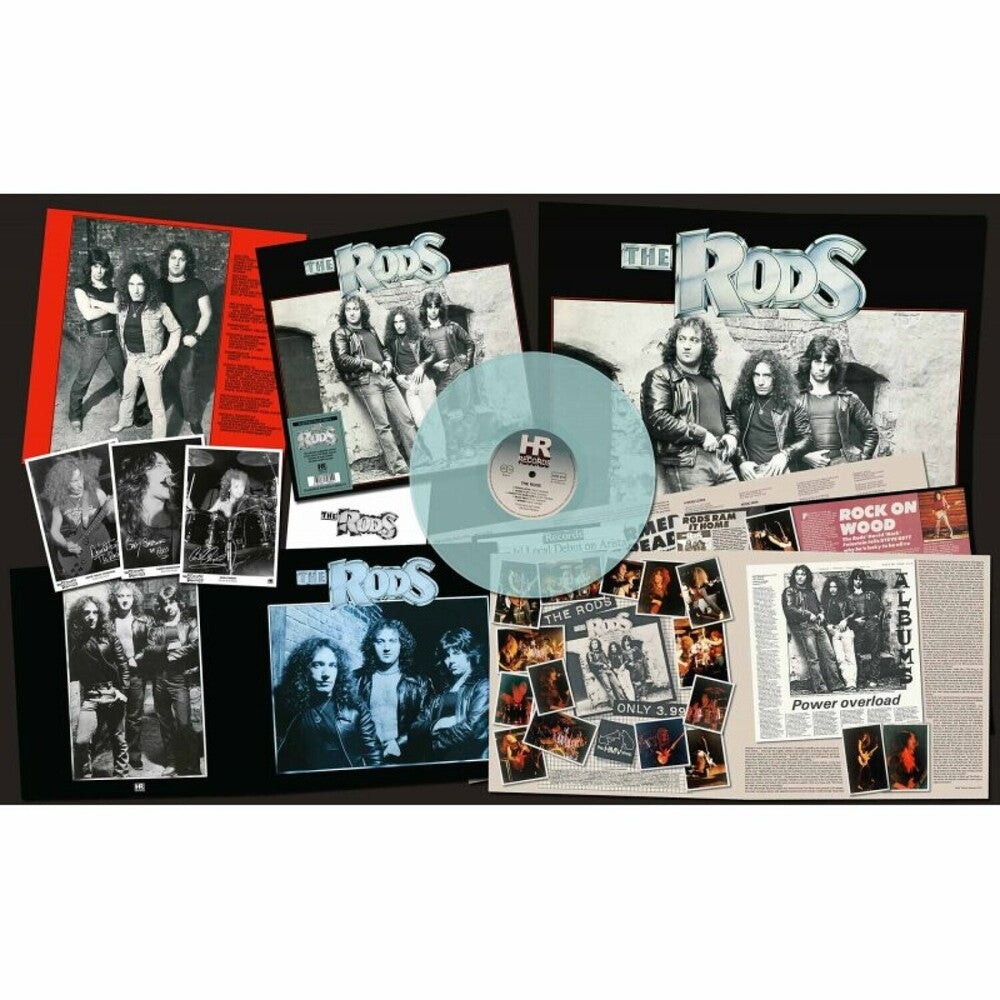 the album cover for The Rods - Rods - Electric Blue (Blue) [Colored Vinyl]
