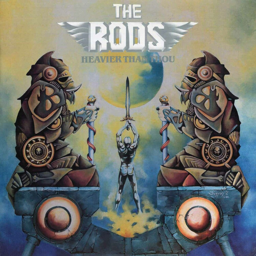 the album cover for The Rods - Heavier Than Thou - Silver [Colored Vinyl] (Slv)