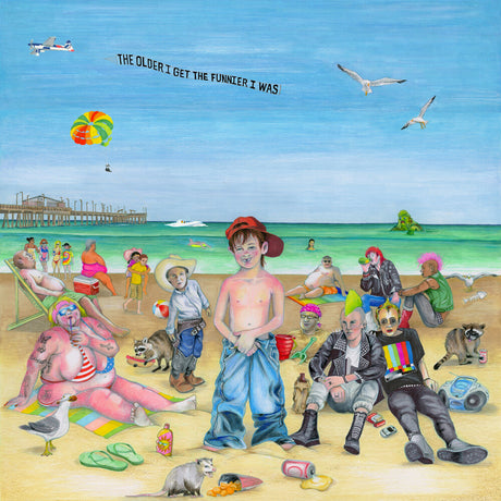 the album cover for Whitmer Thomas - The Older I Get, The Funnier I Was [Limited Edition Pink LP]