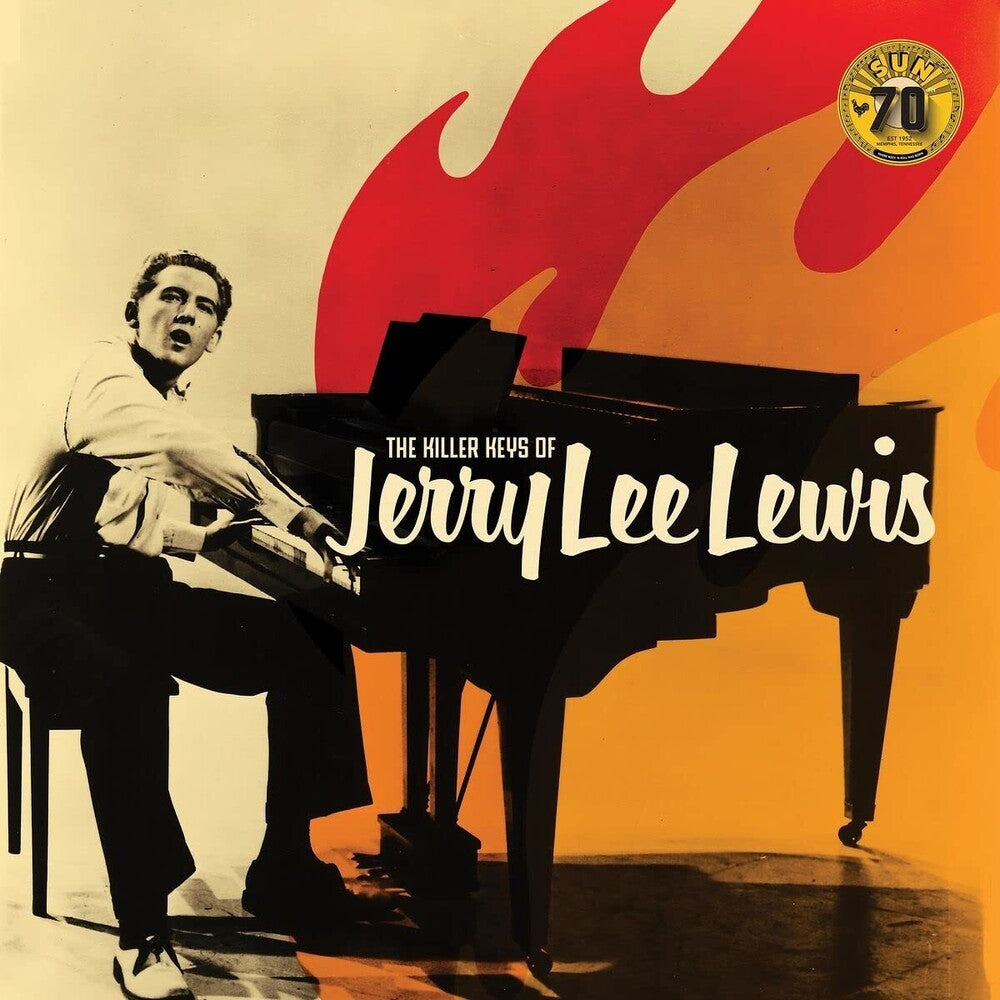the album cover for Jerry Lee Lewis - The Killer Keys Of Jerry Lee Lewis (Sun Records 70th Anniversary) [LP]