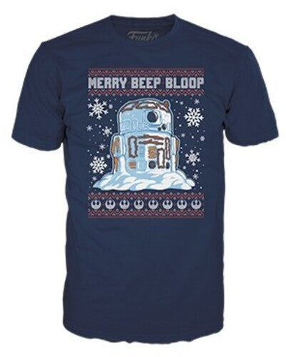 Funko Boxed Tee: - Star Wars Holiday- R2d2 Snowman- Xs - Collectibles