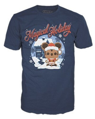 Funko Boxed Tee: - Disney Holiday- Santa Mickey- S - Collectibles