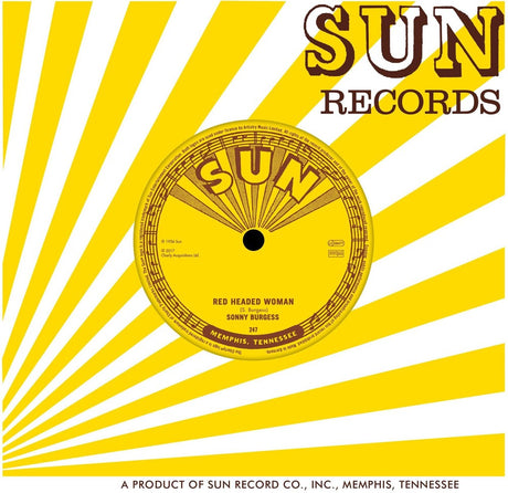 the album cover for Sonny Burgess - Red Headed Woman