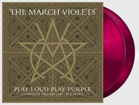 the album cover for March Violets - Play Loud Play Purple [Colored Vinyl] (Gate) [Limited Edition] (Purp)
