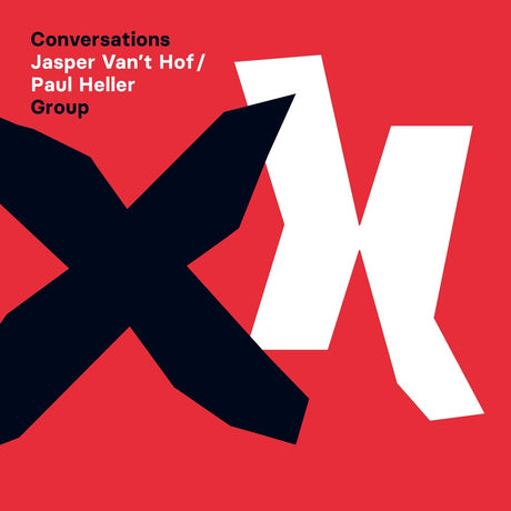 the album cover for Jasper Hof  Van't & Paul Heller Group - Conversations