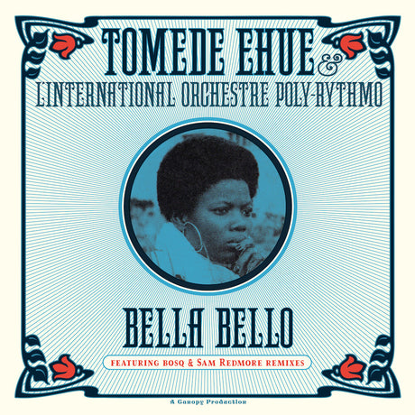 the album cover for Tomede Ehue  & L'international Orchestre - Bella Bello
