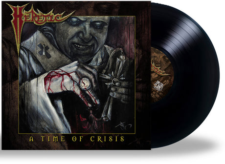the album cover for Heretic - Time Of Crisis