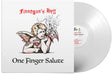 the album cover for Finnegans Hell - One Finger Salute - White