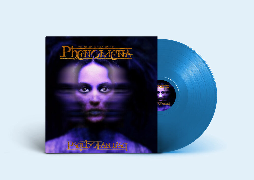 the album cover for Phenomena - Psycho Fantasy - Blue Transparent