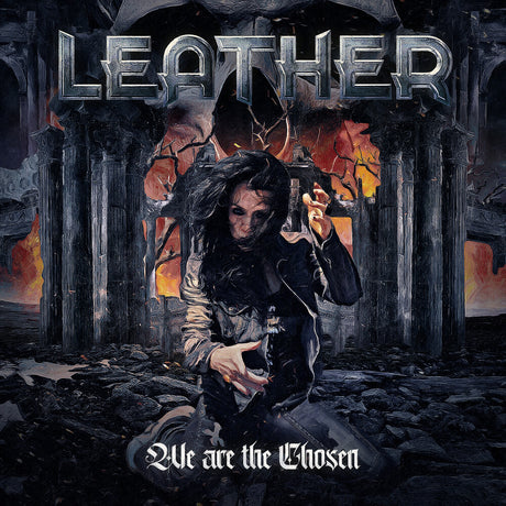 the album cover for Leather - We Are The Chosen