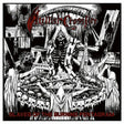 the album cover for Hellish Crossfire - Slaves Of The Burning Pentagram