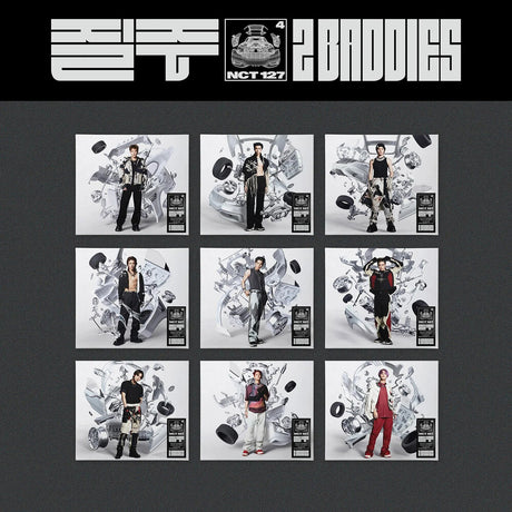 the album cover for NCT 127 - The 4th Album '2 Baddies' [Digipack Ver.]