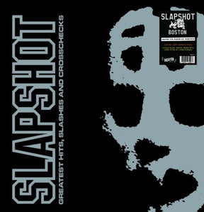 the album cover for Slapshot - Greatest Hits Slashes & Crosschecks