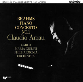 the album cover for Claudio Arrau - Brahms: Piano Concerto No. 1