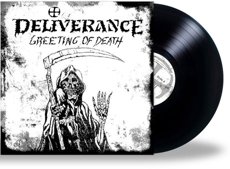 the album cover for Deliverance - Greeting Of Death