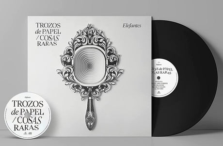 the album cover for Los Elefantes - Trozos De Papel / Cosas Raras - LP+CD