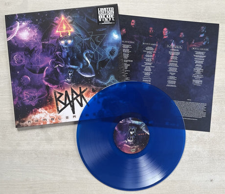 the album cover for Bark - Rambler of Aeons - Transparent Blue