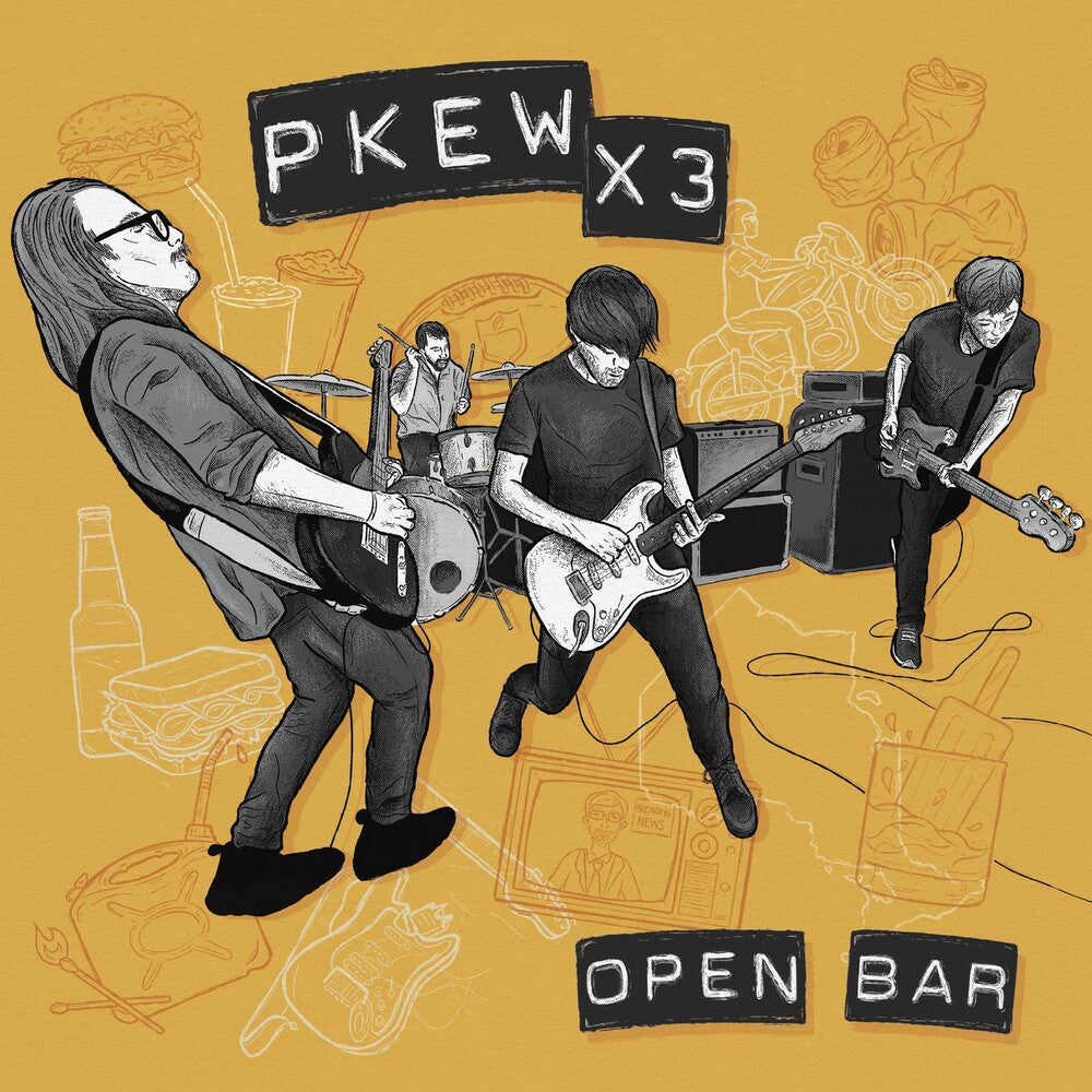 the album cover for Pkew Pkew Pkew - Open Bar [LP]