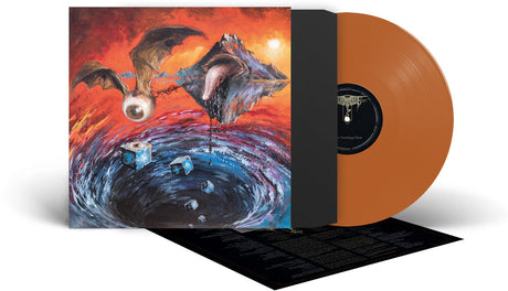 the album cover for Tchornobog / Abyssal - Split - Orange