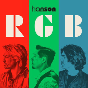 the album cover for Hanson - RED GREEN BLUE