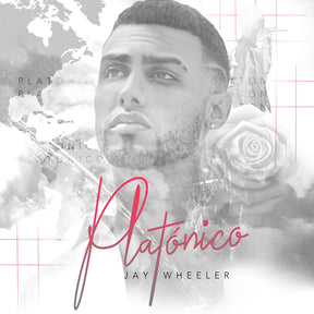the album cover for Jay Wheeler - Platonico - Red & Black Marble [Colored Vinyl] (Gate) (Red)