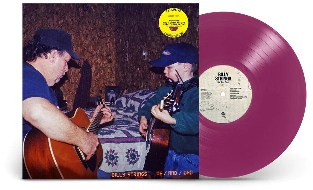 the album cover for Billy Strings - Me/And/Dad [Colored Vinyl] (Viol) (Uk)