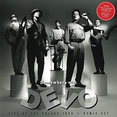 the album cover for Devo - Somewhere With Devo [Colored Vinyl] (Ylw)