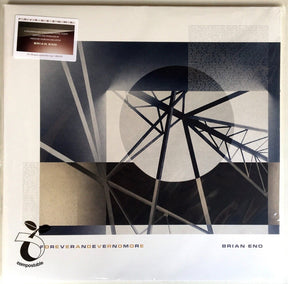 the album cover for Brian Eno - FOREVERANDEVERNOMORE - Limited Exclusive Crystal Clear LP