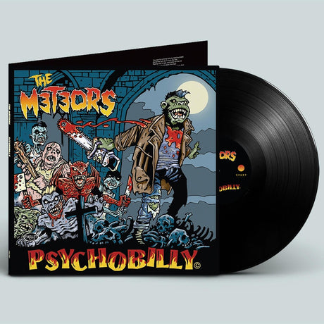 the album cover for The Meteors - Psychobilly