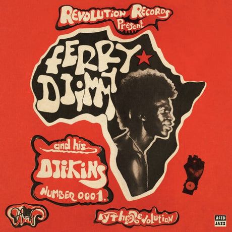 the album cover for Ferry Djimmy - Rhythm - Red [Colored Vinyl] (Red)