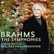 the album cover for Brahms / Simon Rattle  / Berliner Philharmonic - Brahms: The Symphonies (Port)