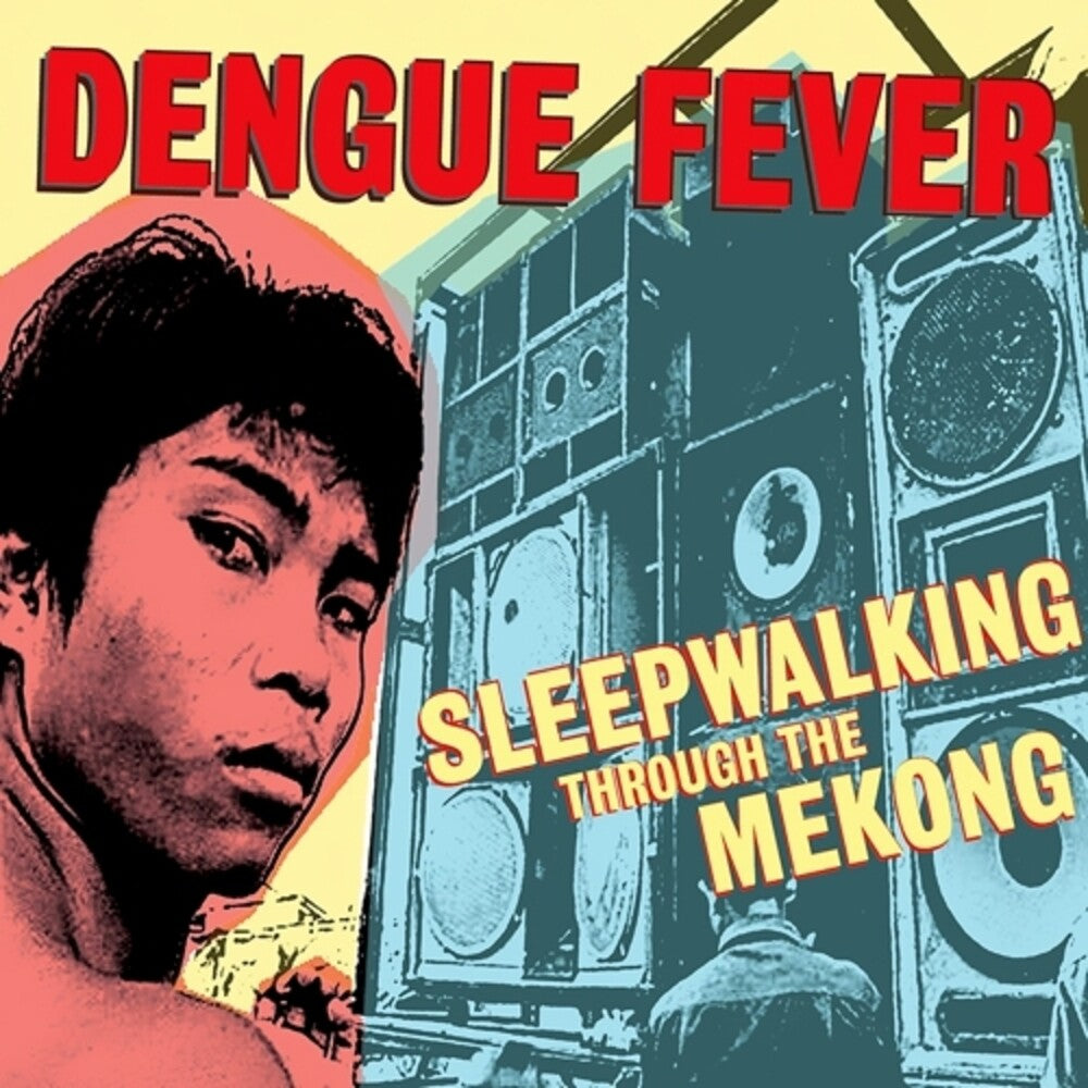 the album cover for Dengue Fever - Sleepwalking Through The Mekong