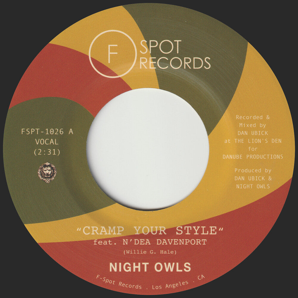 Night Owls - Cramp Your Style B/W Your Old Standby [7" Vinyl]