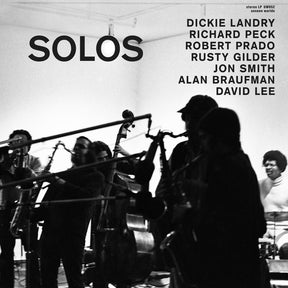 the album cover for Dickie Landry - Solos (Uk)